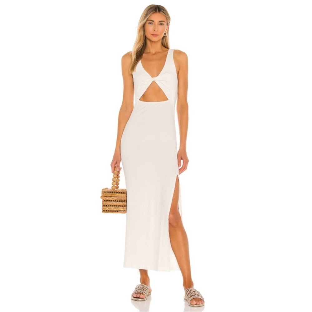L*Space Nico Dress Cream with Cutouts